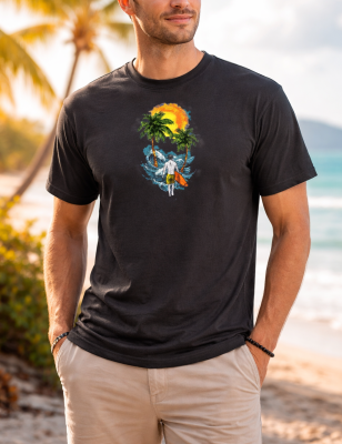 FRUIT OF THE LOOM T-shirt με στάμπα K1497